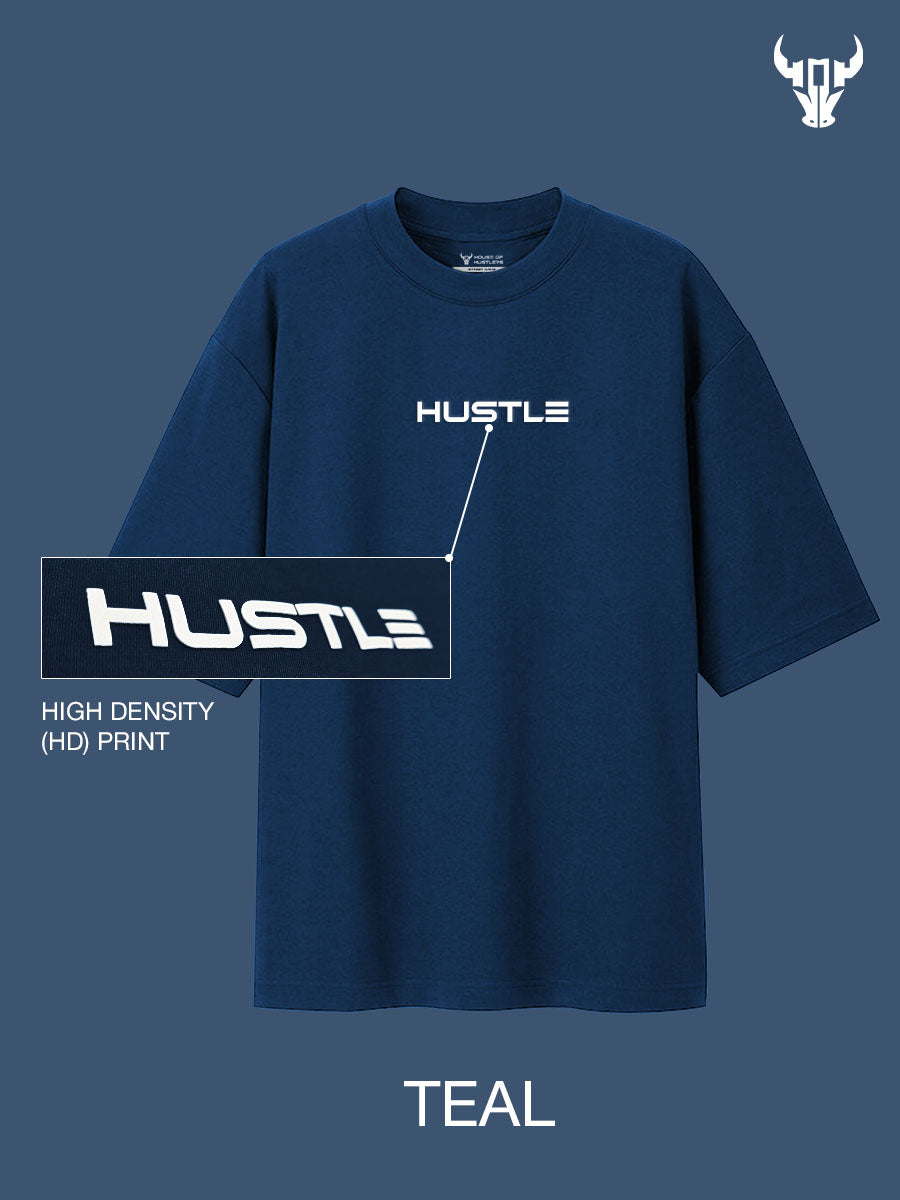 'Hustle' Unisex Oversized Tee - House Of Hustlers