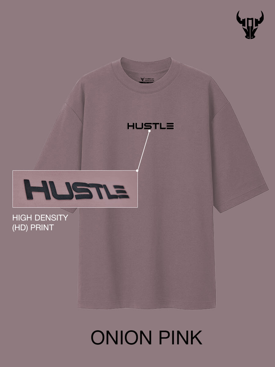 Pack of 2 - 'Hustle' Unisex Oversized Tee - House Of Hustlers