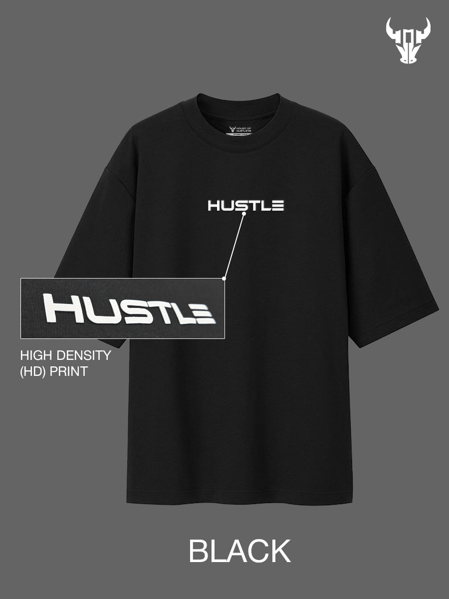 Pack of 2 - 'Hustle' Unisex Oversized Tee - House Of Hustlers