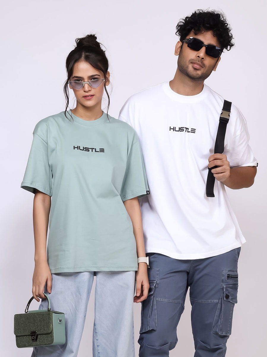 Pack of 3 - 'Hustle' Unisex Oversized Tee - House Of Hustlers